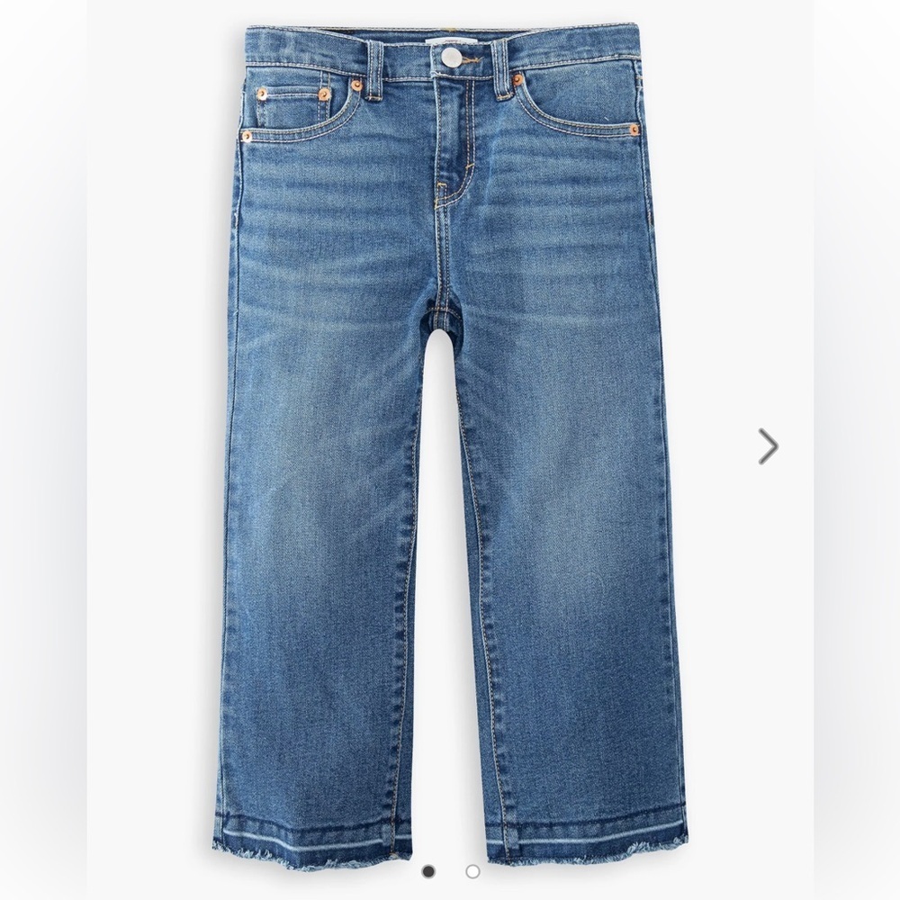 New Levi’s Girls Cropped Wide Leg Jeans Size 7